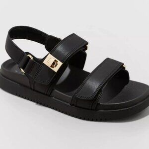 A New Day Jonie Ankle Strap Footbed Sandals